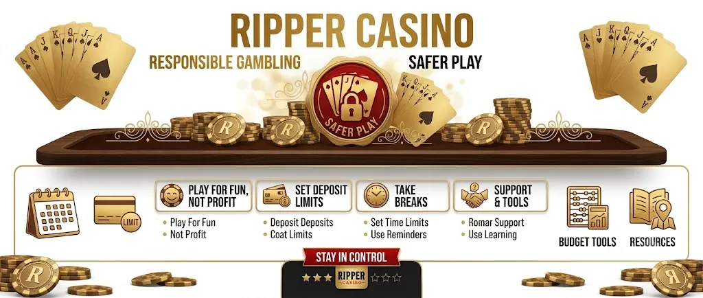 Responsible Gambling At Ripper Casino 