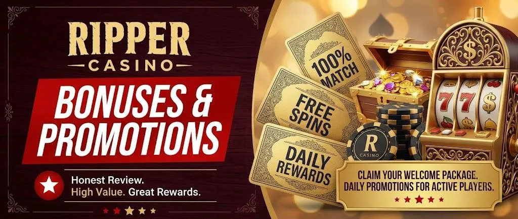 Ripper Casino Bonuses And Promotions
