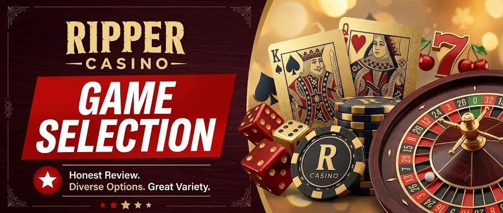 Ripper Casino Review: Game Selection