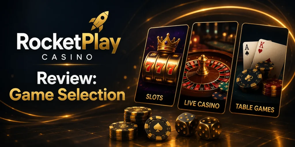 RocketPlay Casino Review: Game Selection 