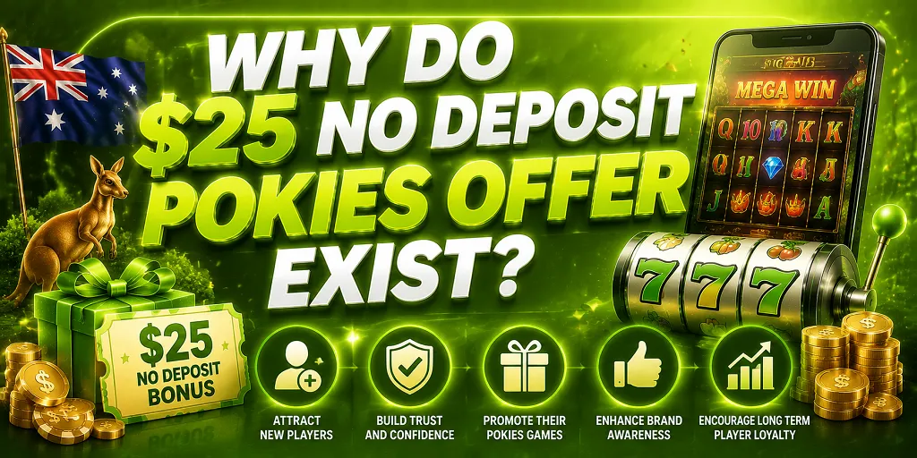 Why Do $25 No Deposit Pokies Offer ExistΒ