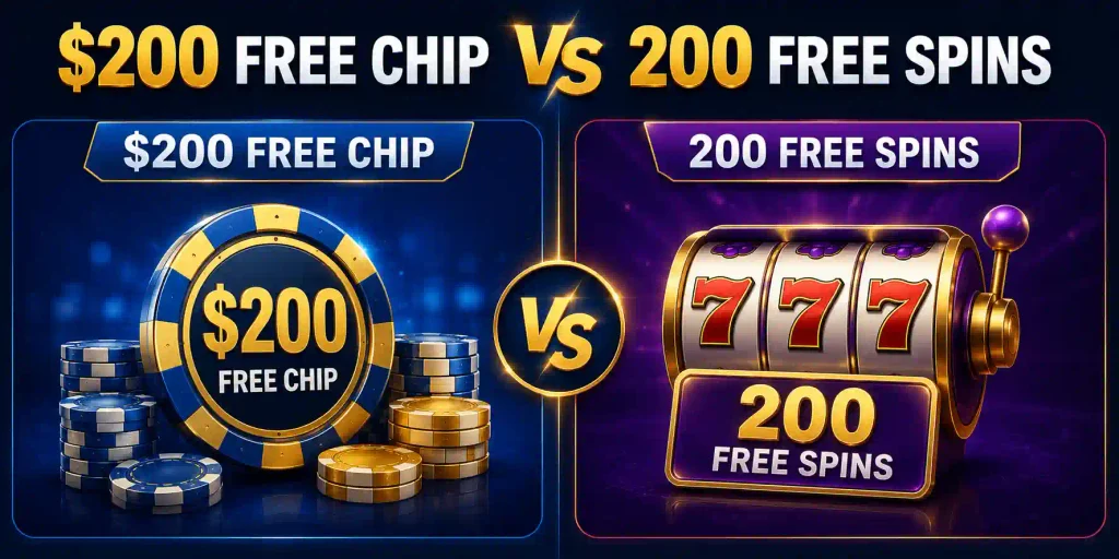 $200 Free Chip Vs 200 Free Spins