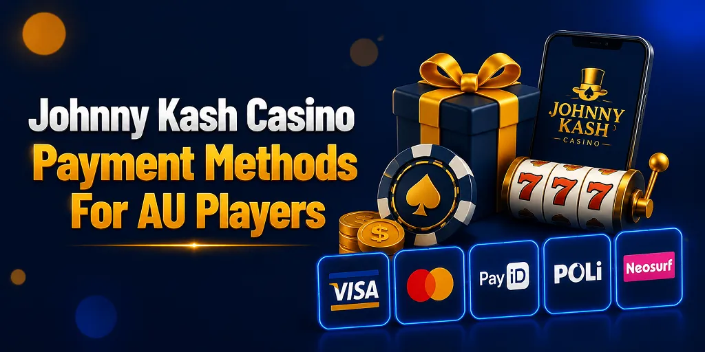 Johnny Kash Casino Payment Methods For AU Players
