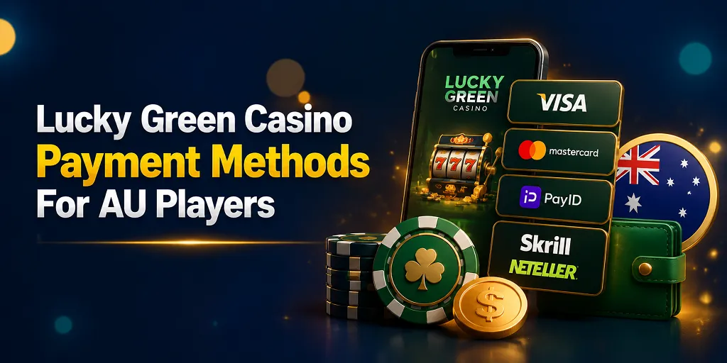 Lucky Green Casino Payment Methods For AU Players