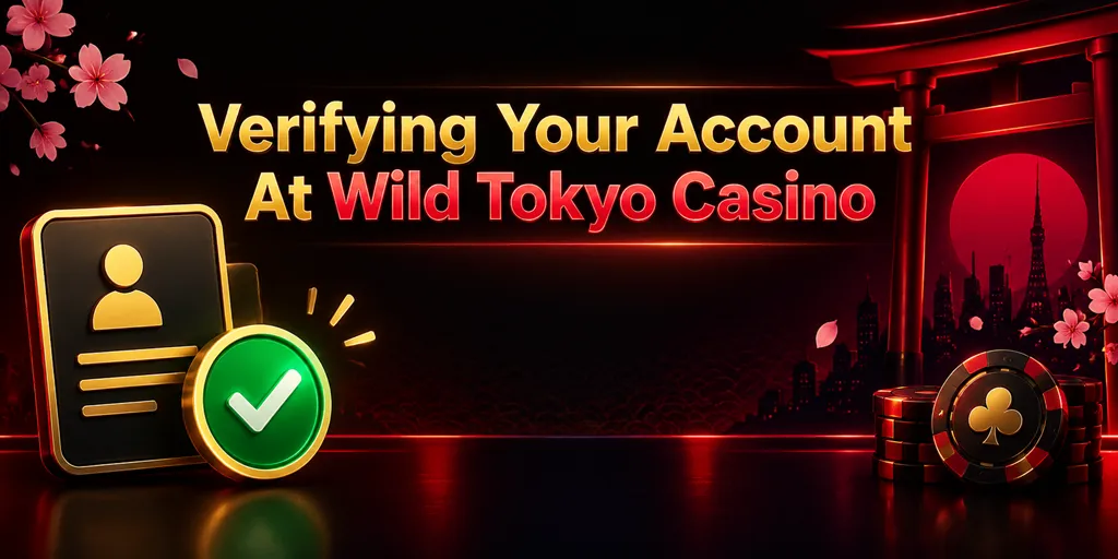 Verifying Your Account At Wild Tokyo Casino
